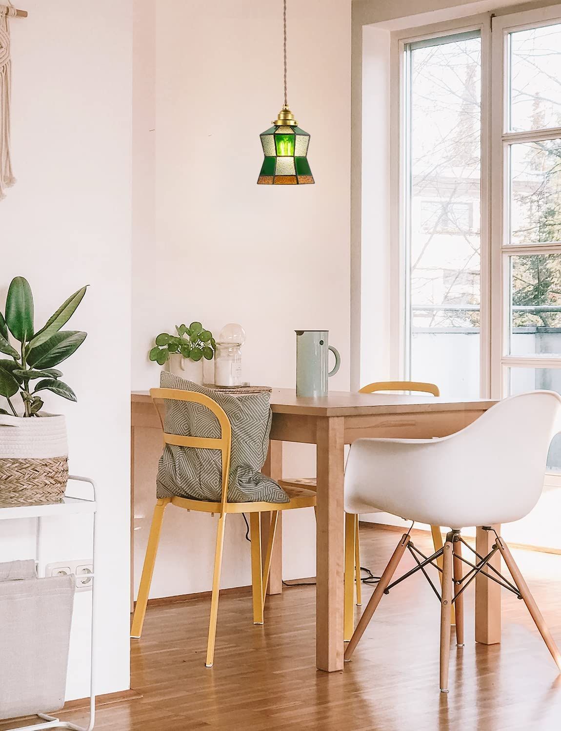 カフェーカウンタ-手作りガラス 引掛けシーリングライト