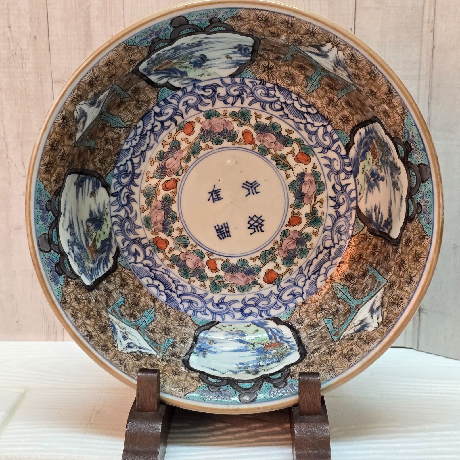 60【骨董品】古伊万里 染錦大鉢 飾り物 アンティーク - メルカリ