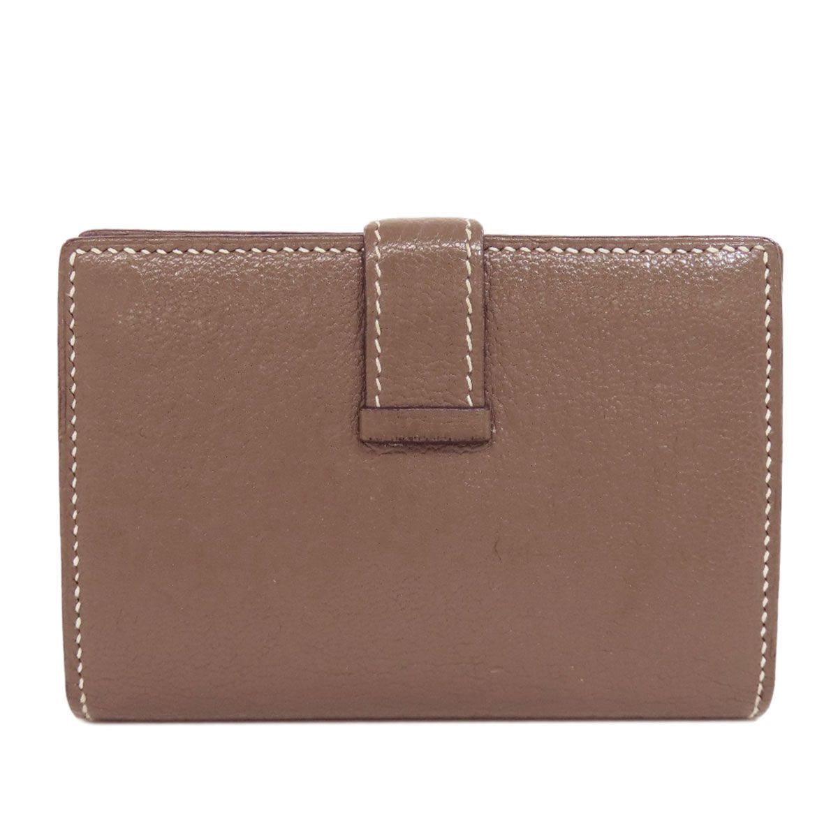 HERMES エルメス ベアンミニ エトープ シルバー金具 コインケース  