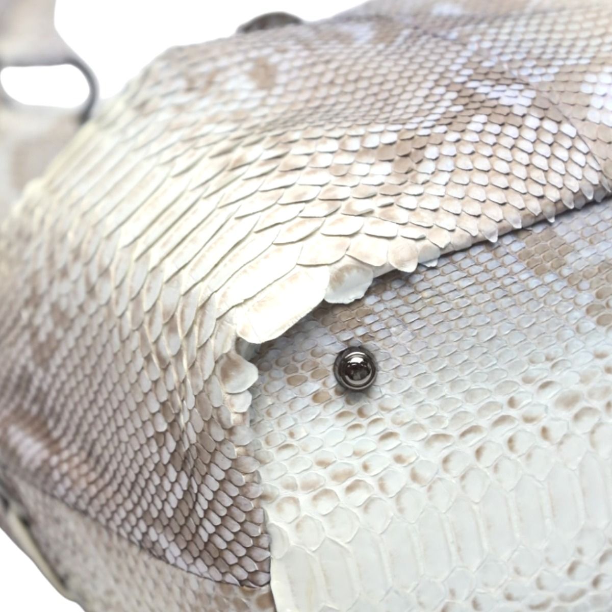 パイソン LB2029 ハンドバッグ グラデーションパープル Python 高級本