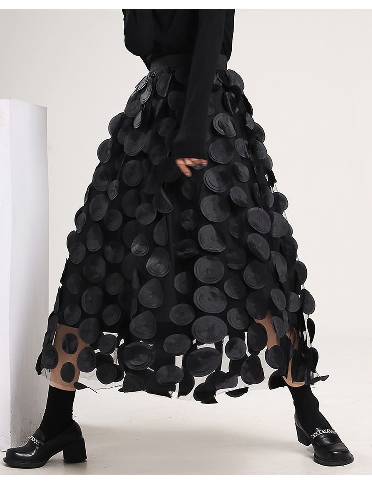 美品】エヴァムエヴァ リネン100% ロングスカート ポケット 麻 定番