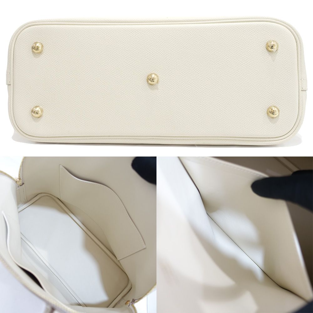 栄】エルメス ボリード1923 30 ヴォーエプソン ナタ GD金具 U
