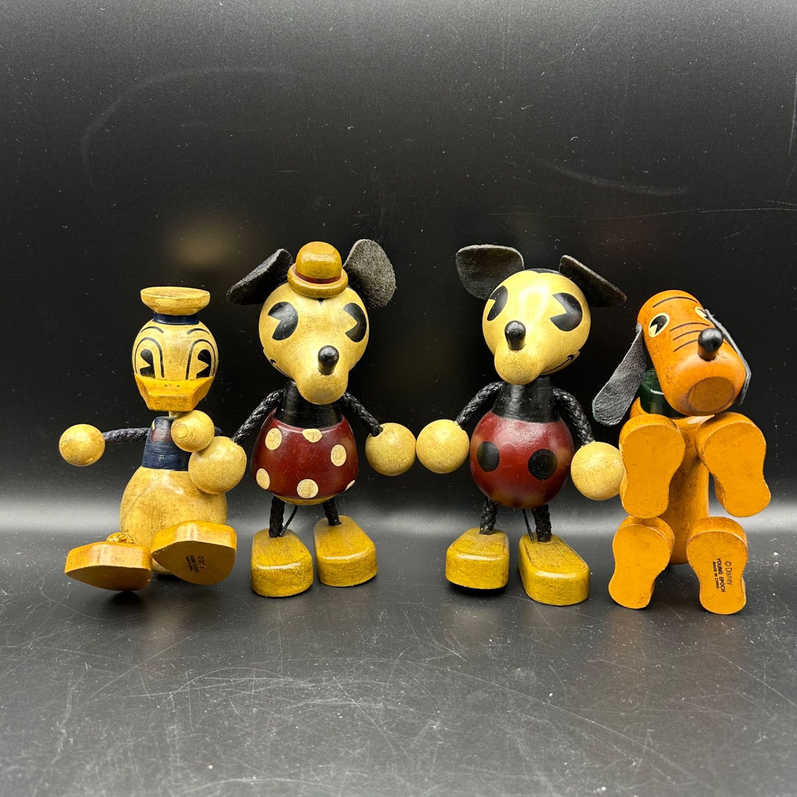 ヤングエポックディズニードナルドダック木製フィギュア
