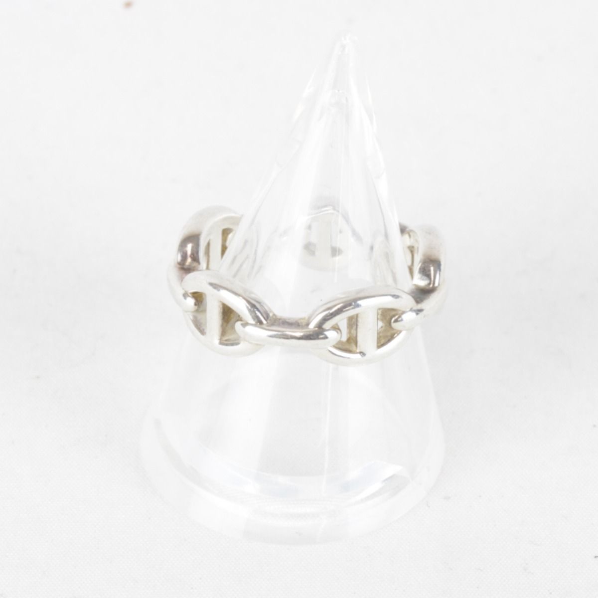 新品未使用 HERMES エルメス アンシェネ リング PM 56 シルバー HERMES エルメス リング アンシェネ PM Enchainee Ring