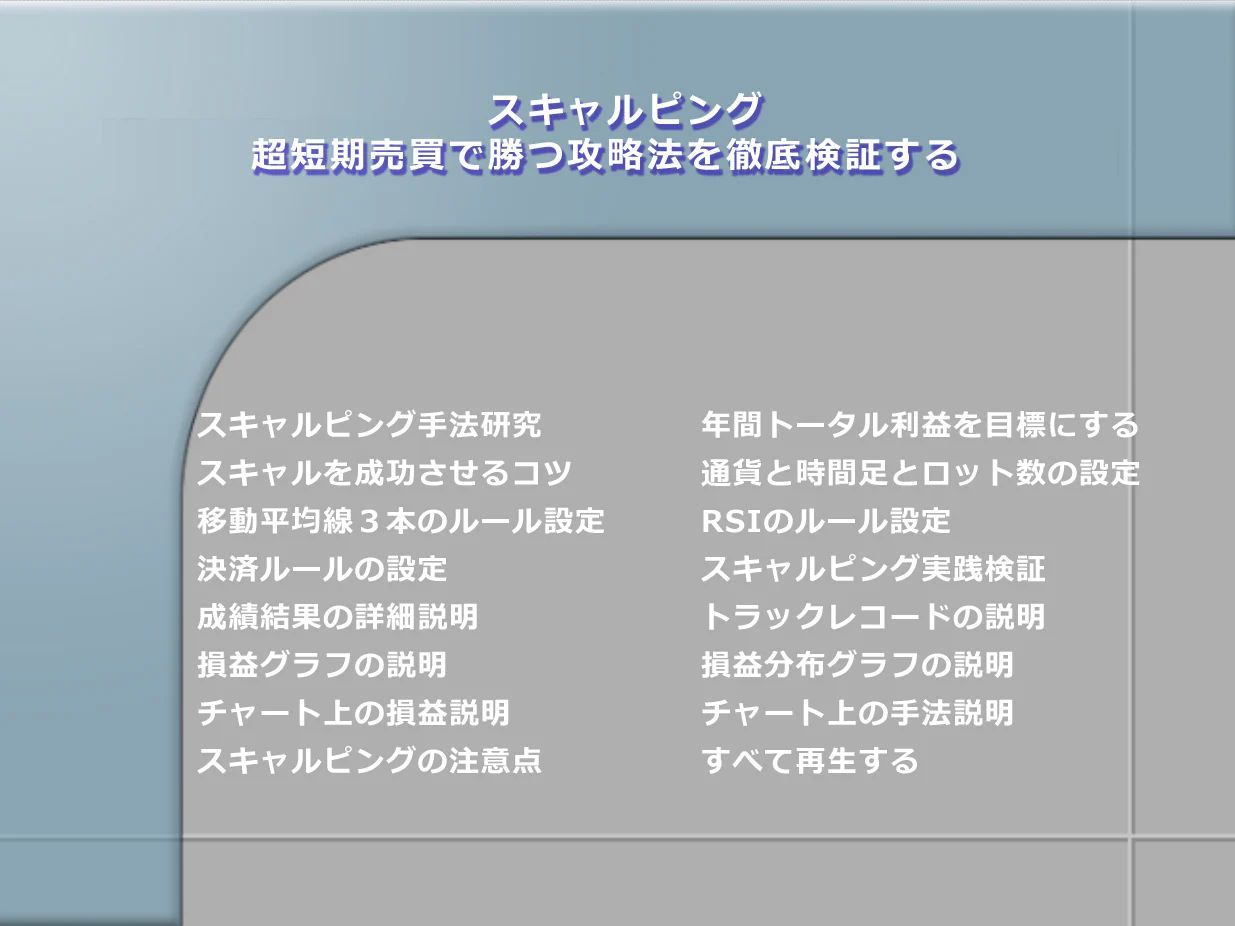 スキャルピング超短期売買で勝つ攻略法を徹底検証する - メルカリ