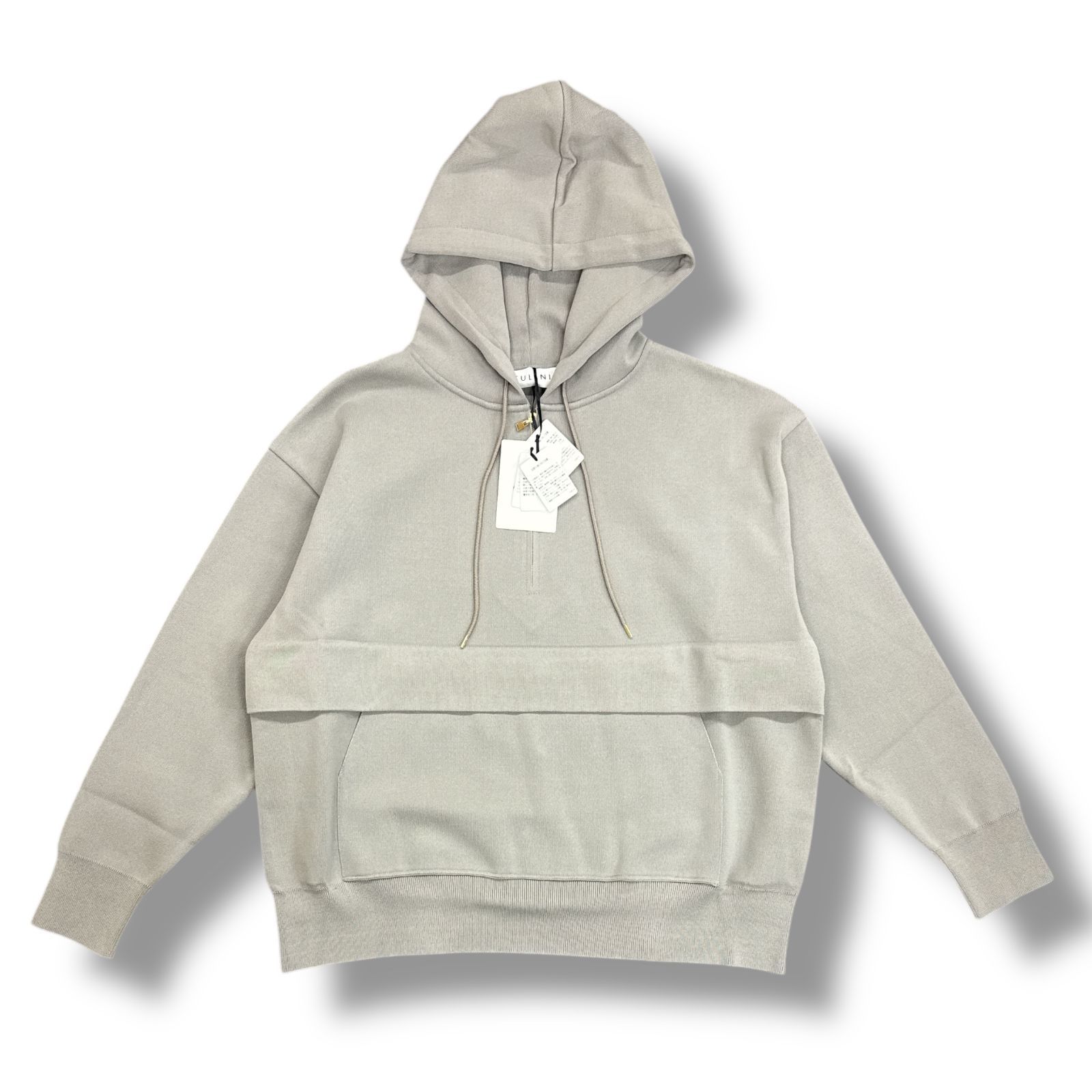 参考上代44000円 未使用品 CULLNI 24SS Half Zip Big Pocket Knit 