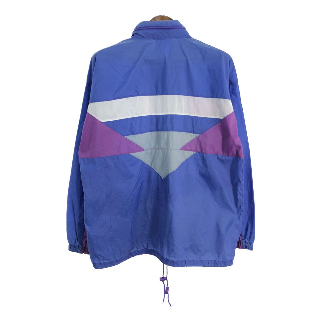 80年代 adidas アディダス ナイロン ジャケット ブルー (メンズ