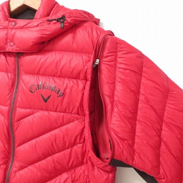 wnc キャロウェイ Callaway Golf ダウンジャケット ダウンベスト M 赤