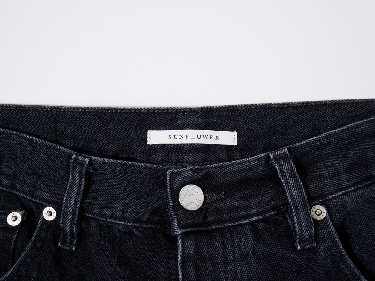 メンズ SUNFLOWERサンフラワー 5094 708 LOOSE WASHED BLACK2 DENIM 
