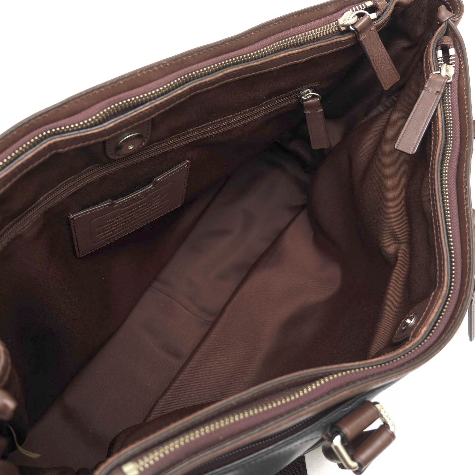 人気】COACH コーチ F70916 オールレザー ビジネスバッグ ブリーフ