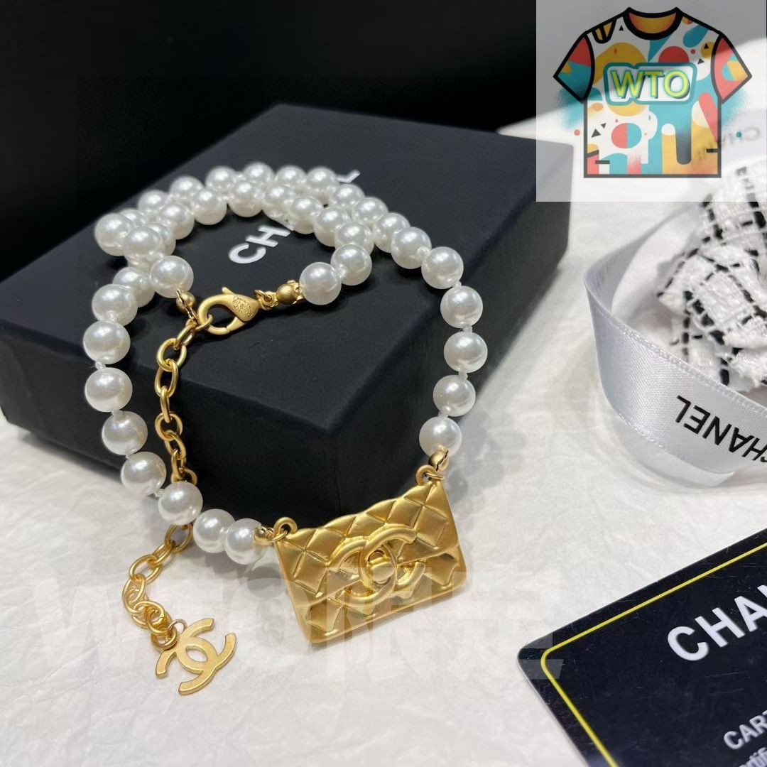 今日WTO】CHANEL ヴィンテージ アルファベットネックレス 送料