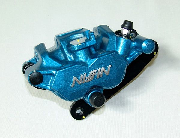 NISSIN製 ニッシン 2POTキャリパー 青 GROM グロム MSX125 モンキー125|MONKEY125 NSR50 NS-1対応_2A051BL