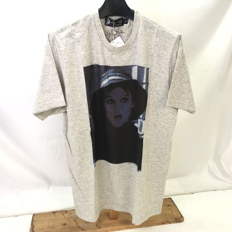 【中古】 アンディウォーホル バイ ヒステリックグラマー ANDY WARHOL BY HYSTERIC GLAMOUR  Tシャツ　グレー  サイズL  メンズ  トップス　半袖  コットン  7CT-1243  01yw0137  【結城店】