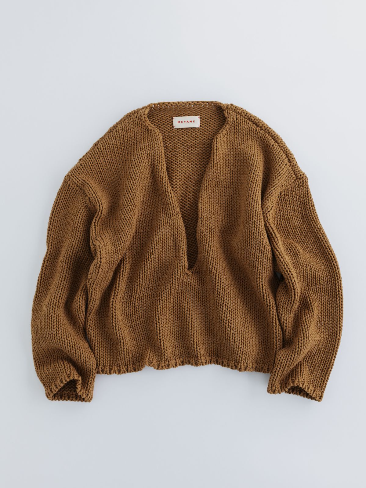 【未使用品】MEYAME LONG SLIT KNIT MEY-2012 LONG SLIT KNIT – MEYAME