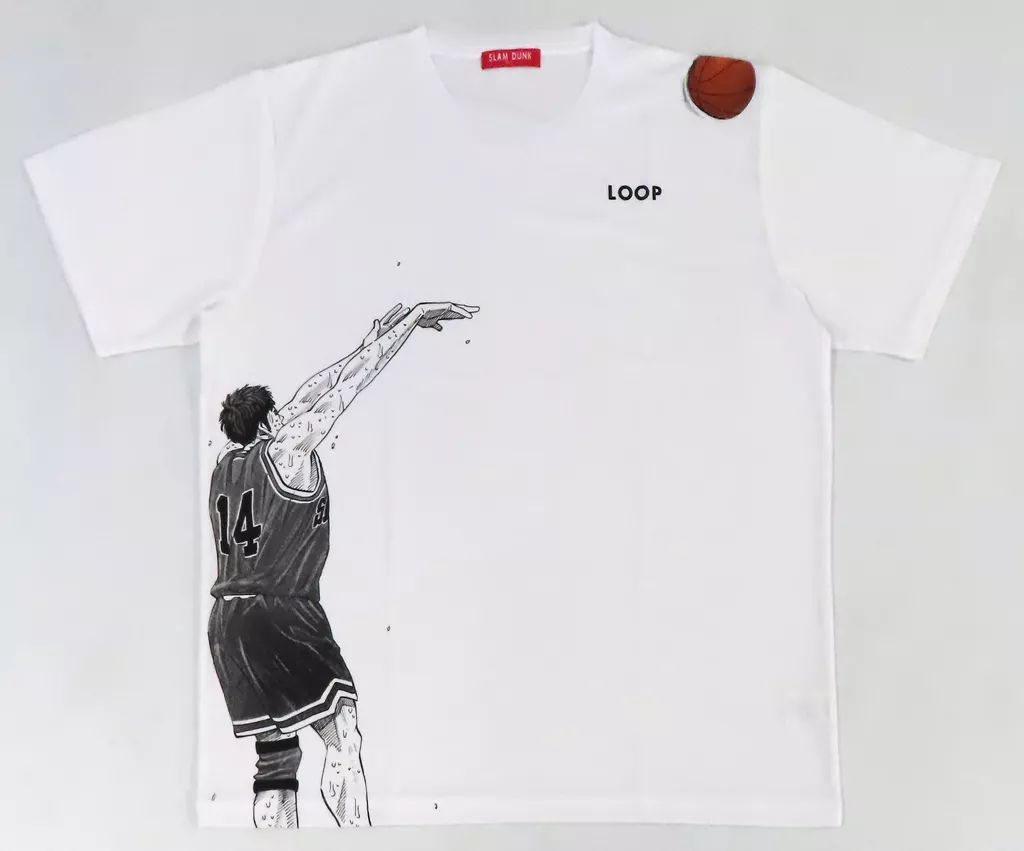 中古】衣類 三井寿 Tシャツ ホワイト XLサイズ 「SLAM DUNK