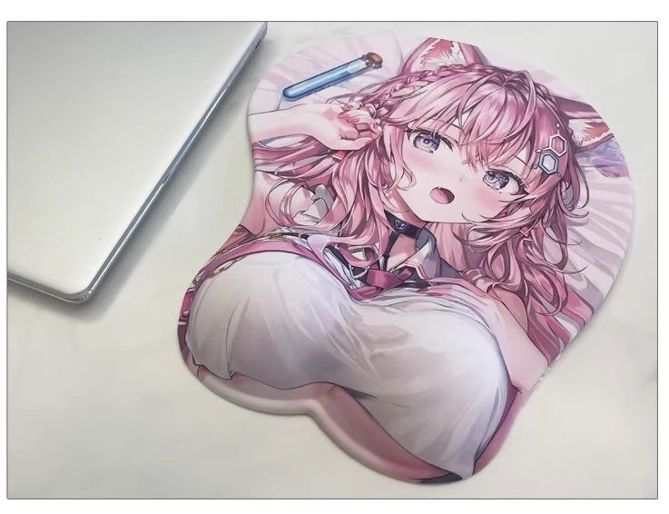 おっぱいマウスパッド 博衣こより ラバーマット マウスパッド