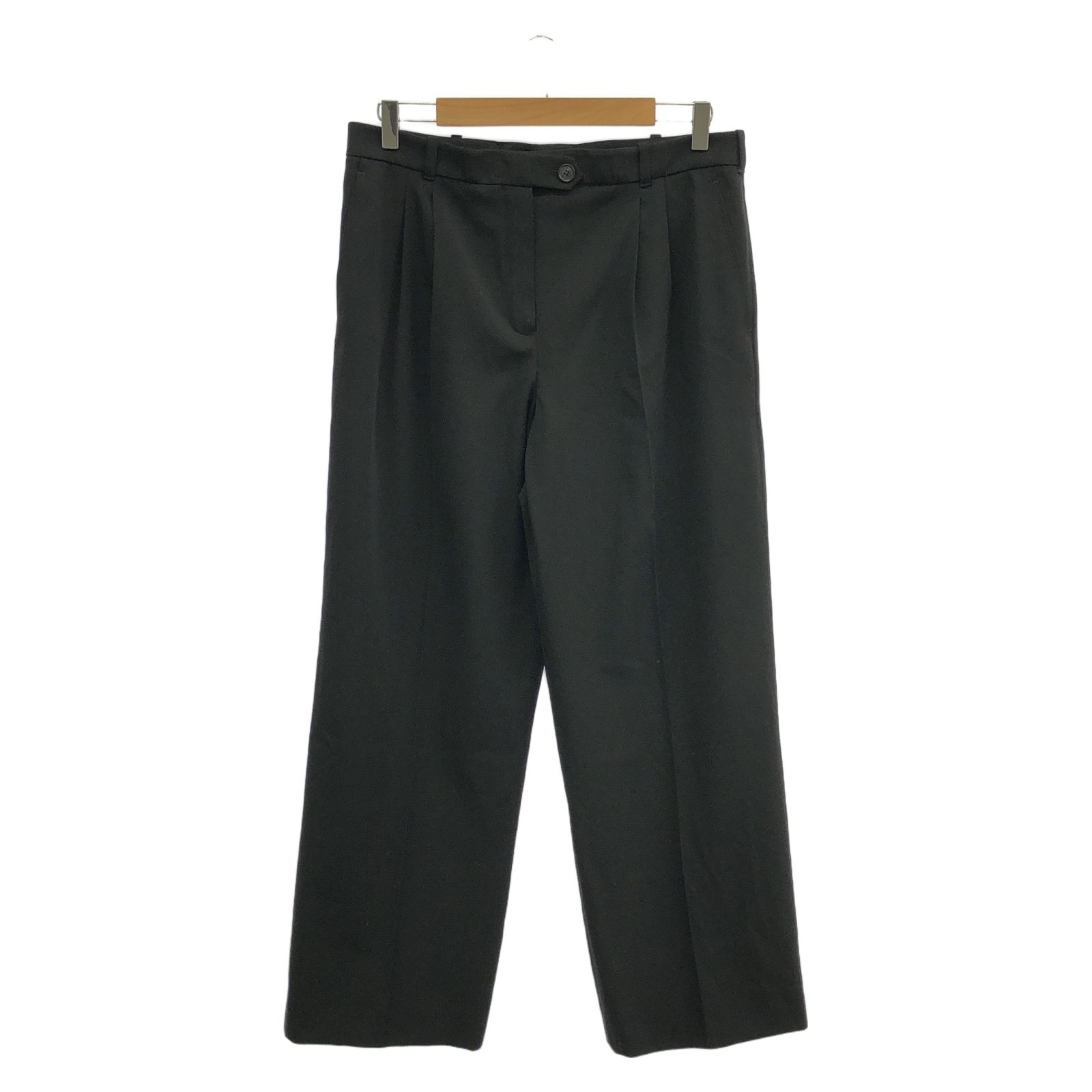エルメス HERMES パンツ スラックスパンツ ブラック ウール スラックスパンツ メンズ Used A