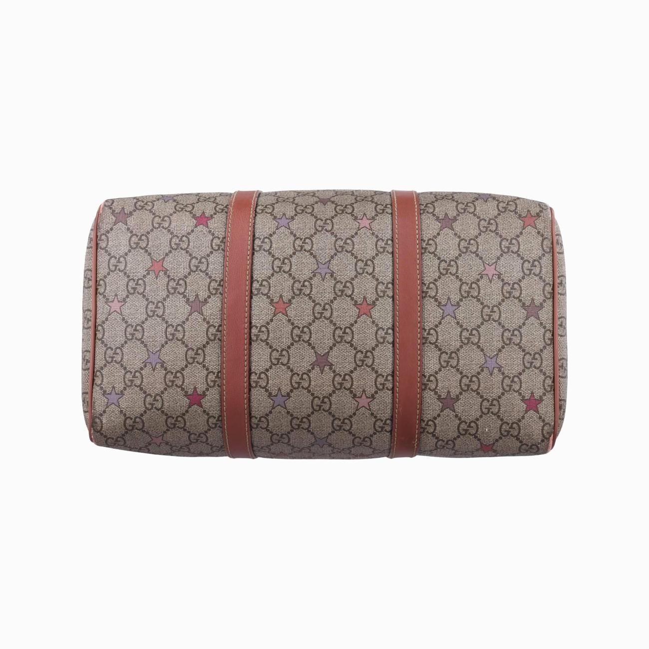 グッチ Gucci ボストンバッグ レディース ジョイ スター プリント ボストン ブラウン GGスプリームキャンバス×レザー 193603  B012871203 - メルカリ