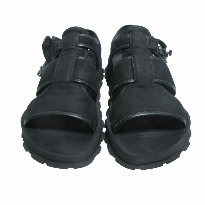 JIL SANDER スエードサンダル バックル ブラック 41 JIL SANDER スエードサンダル バックル ブラック 41 Jil Sander(ジル