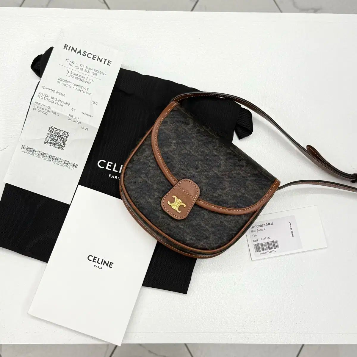 Celine セリーヌ ミニ ベサチェ クロスバック