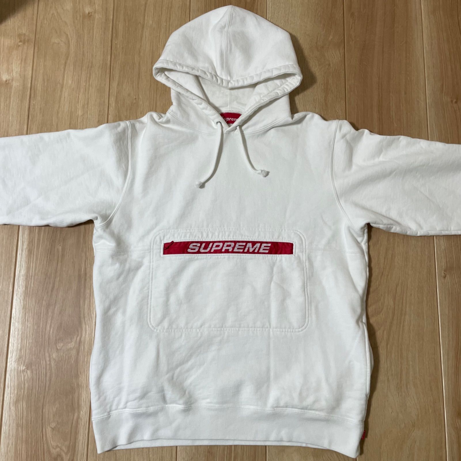 Supreme Zip Pouch Hooded Sweatshirt Red