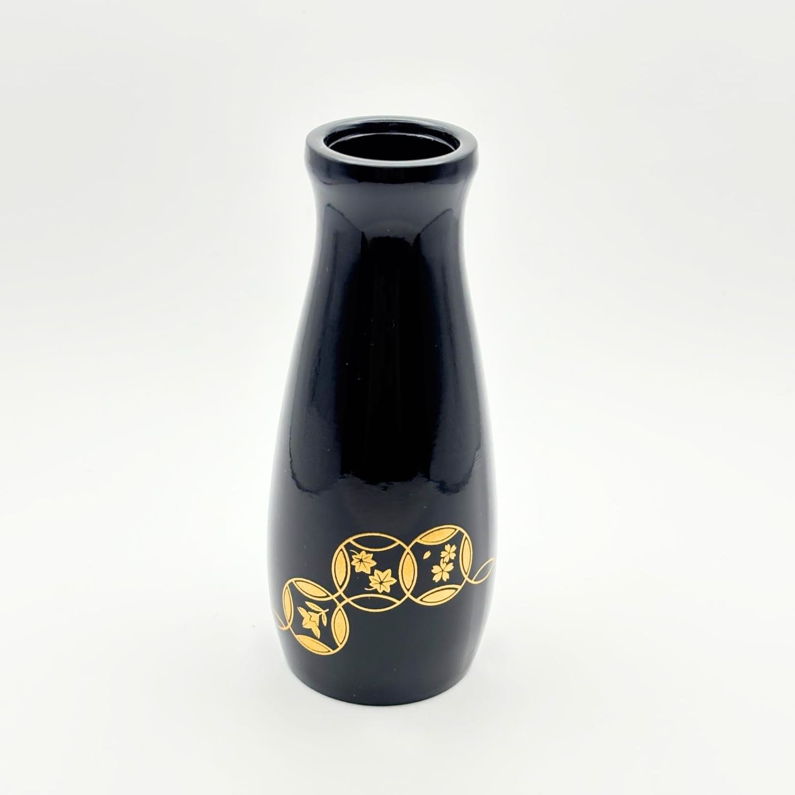 茶道具 塗 三点セット(棗・香合・茶筅筒) 黒 七宝 樹脂製 [黒七宝(樹脂