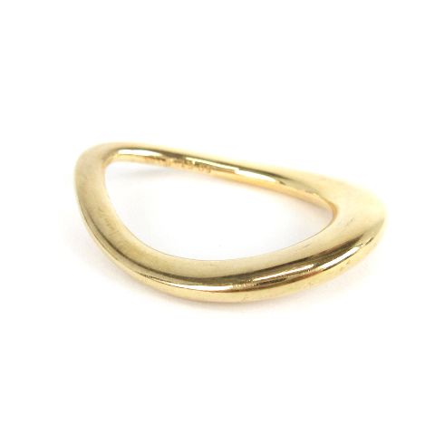 ジョージジェンセン GEORG JENSEN OFFSPRING オフスプリング 指輪 750 K18YG 50-51 10-11号相当 イエローゴールド アクセサリー AA