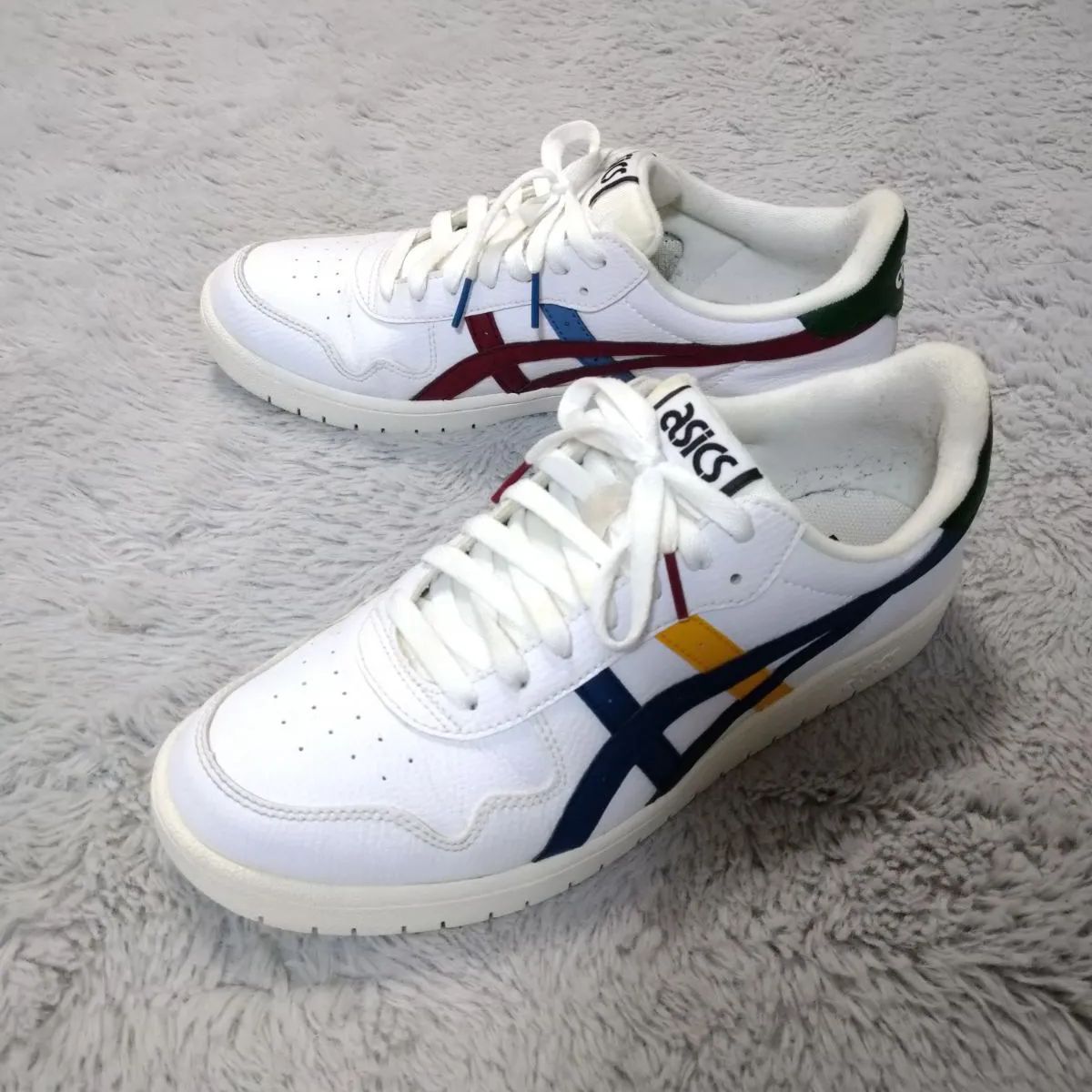 アシックス asics JAPAN S 28.0cm 白色 アシメカラー 美品 - メルカリ