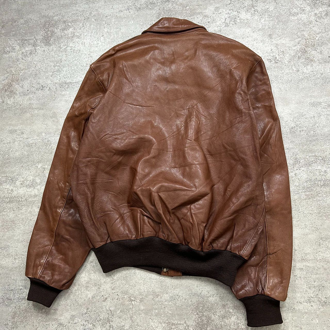 USA製ゴールデンベア G9型 レザージャケット 70s〜80s 80s ゴールデンベア A2 レザージャケット サイズ 46 ロング アメリカ製