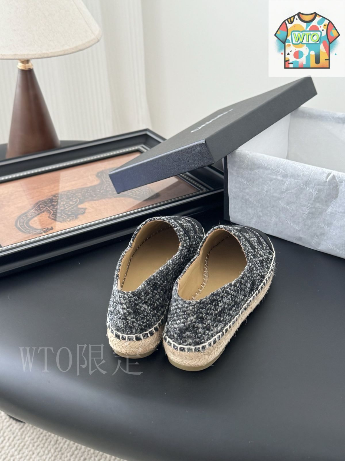 CHANEL エスパドリーユ グレー エスパドリーユ CHANEL(シャネル) - 海外通販のBUYMA