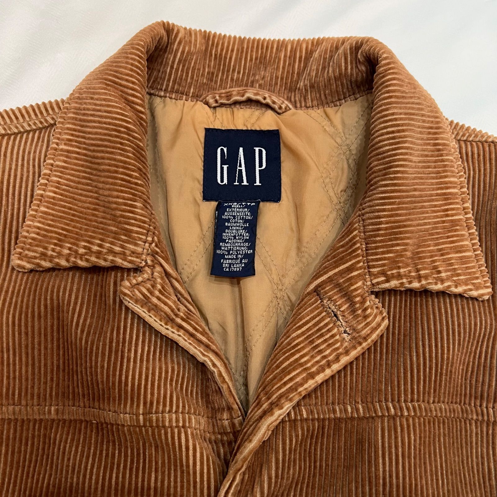 old GAP オールドギャップ コーデュロイジャケット カバーオール 