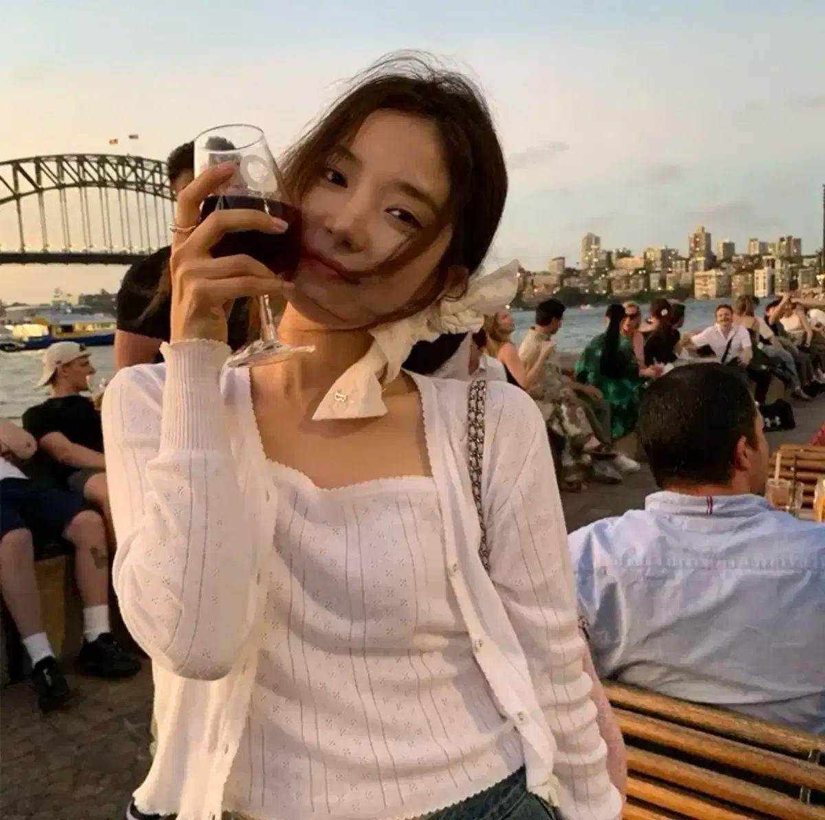 新品　The Barnnetザバーネットトップス カーディガン　　ノースリーブ The Barnnet(ザ・バーネット) コットン エンブロイダリー ニット