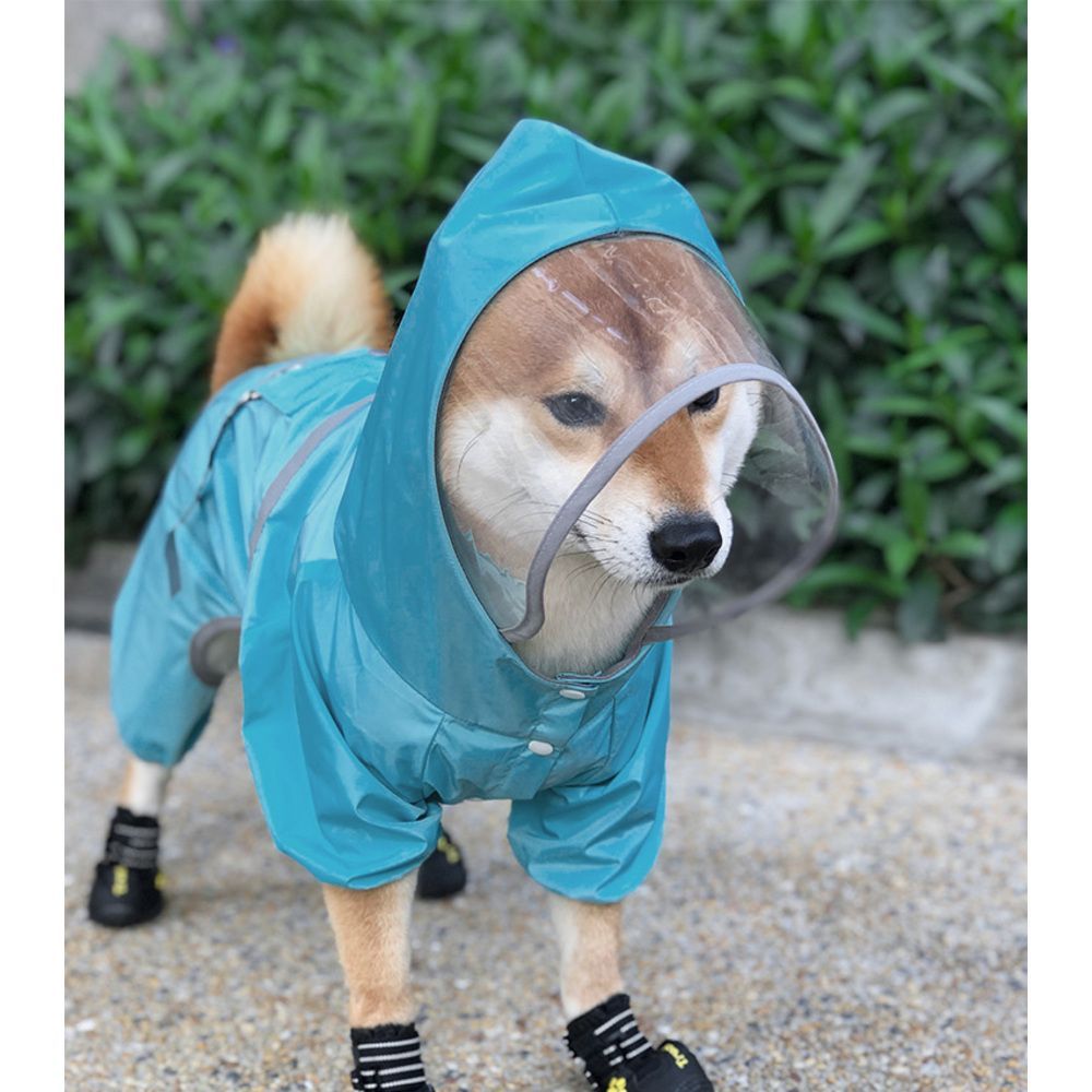 ☆ ブルー ☆ Sサイズ ☆ ペットレインウェア napw1890 犬 レイン
