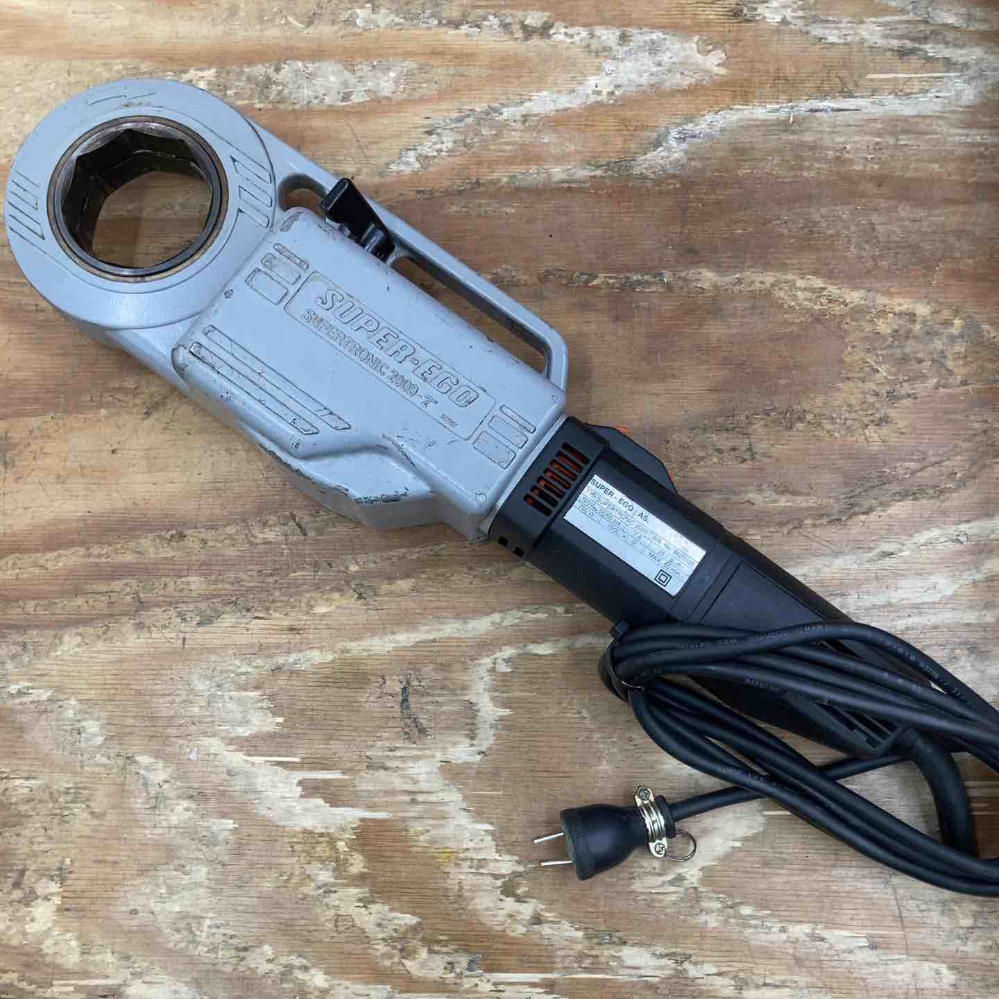 品】アサダ ASADA ねじ切り機 SUPER-EGO SUPERTRONIC 2000 スーパー 