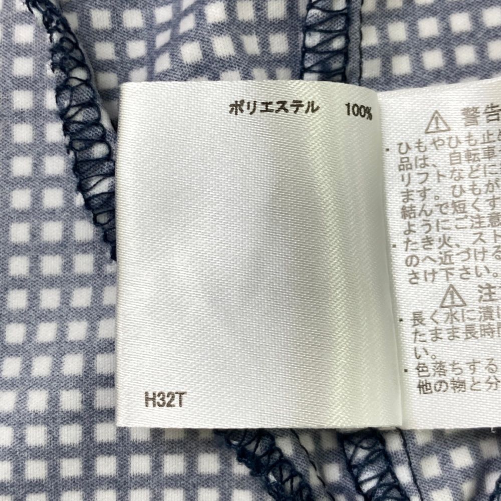 サイズ：M MUNSING WEAR マンシングウェア SL6321 フード付 ジップジャケット チェック柄 ネイビー系 [240101477509] ゴルフウェア レディース ストスト MUNSING WEAR マンシングウェア SL6321 フード付 ジップ