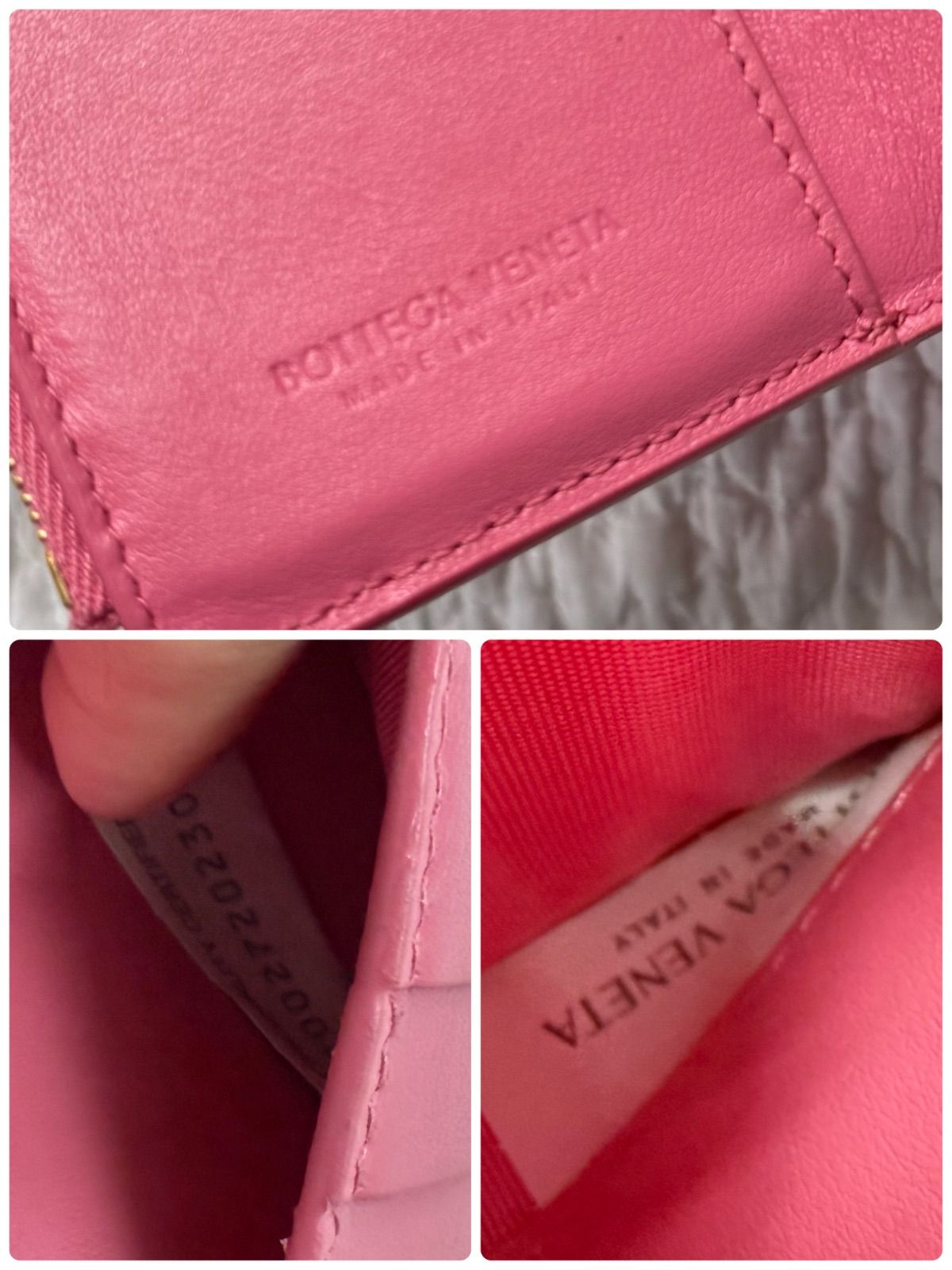 BOTTEGA VENETA ボッテガヴェネタ 三つ折り財布 カセット