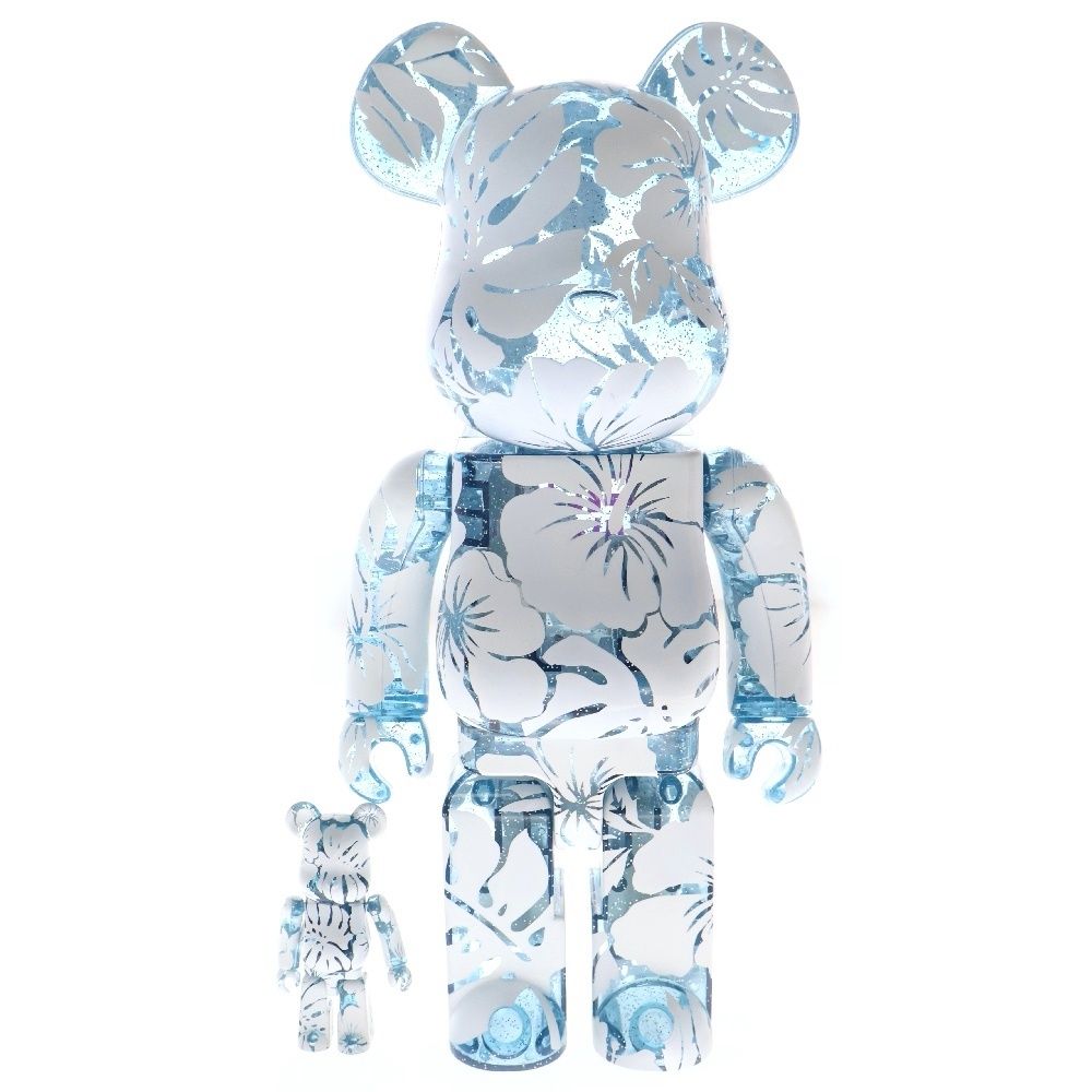 MEDICOM TOY メディコムトイ BE RBRICK LEILOW HAWAII -400% ベアブリック レイロー ハワイ 人形 フィギュア ブルー|ホワイト