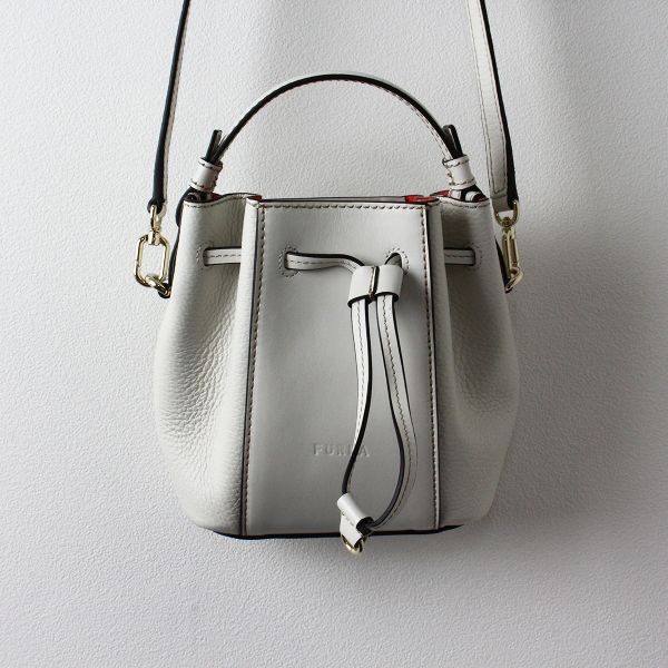 極美品 FURLA フルラ MIASTELLA mini バケットバッグ/ライトグレー 巾着 レザーショルダーバッグ ミアステラ ミニ【2400013318334】 楽天市場】Furla フルラ ショルダーバッグ MIASTELLA MINI BUCKET BAG
