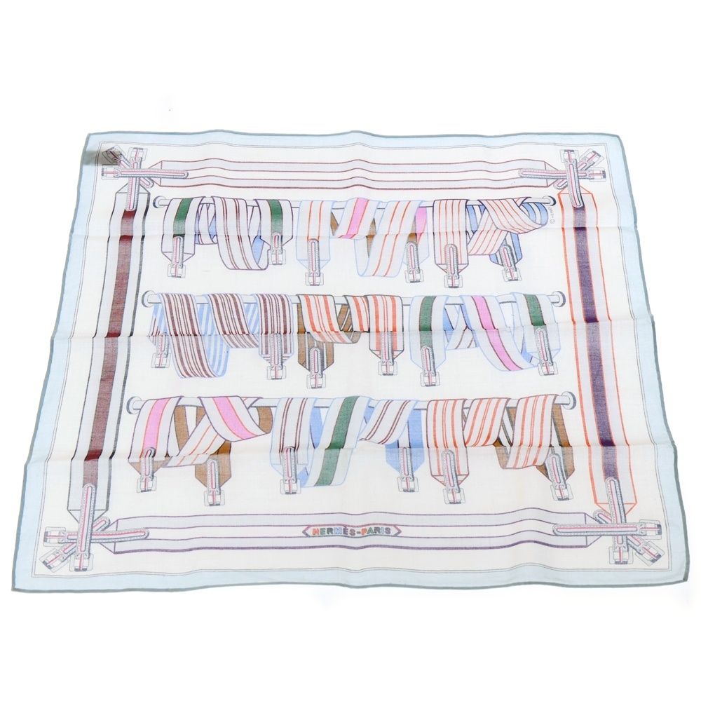 HERMES (エルメス) サングル 人気 アン フィネス 総柄 ハンカチーフ