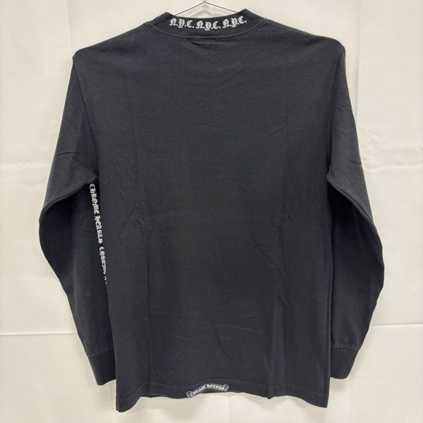 CHROME HEARTS/クロムハーツ OLD Logo L/S Tee ネックロゴ 胸