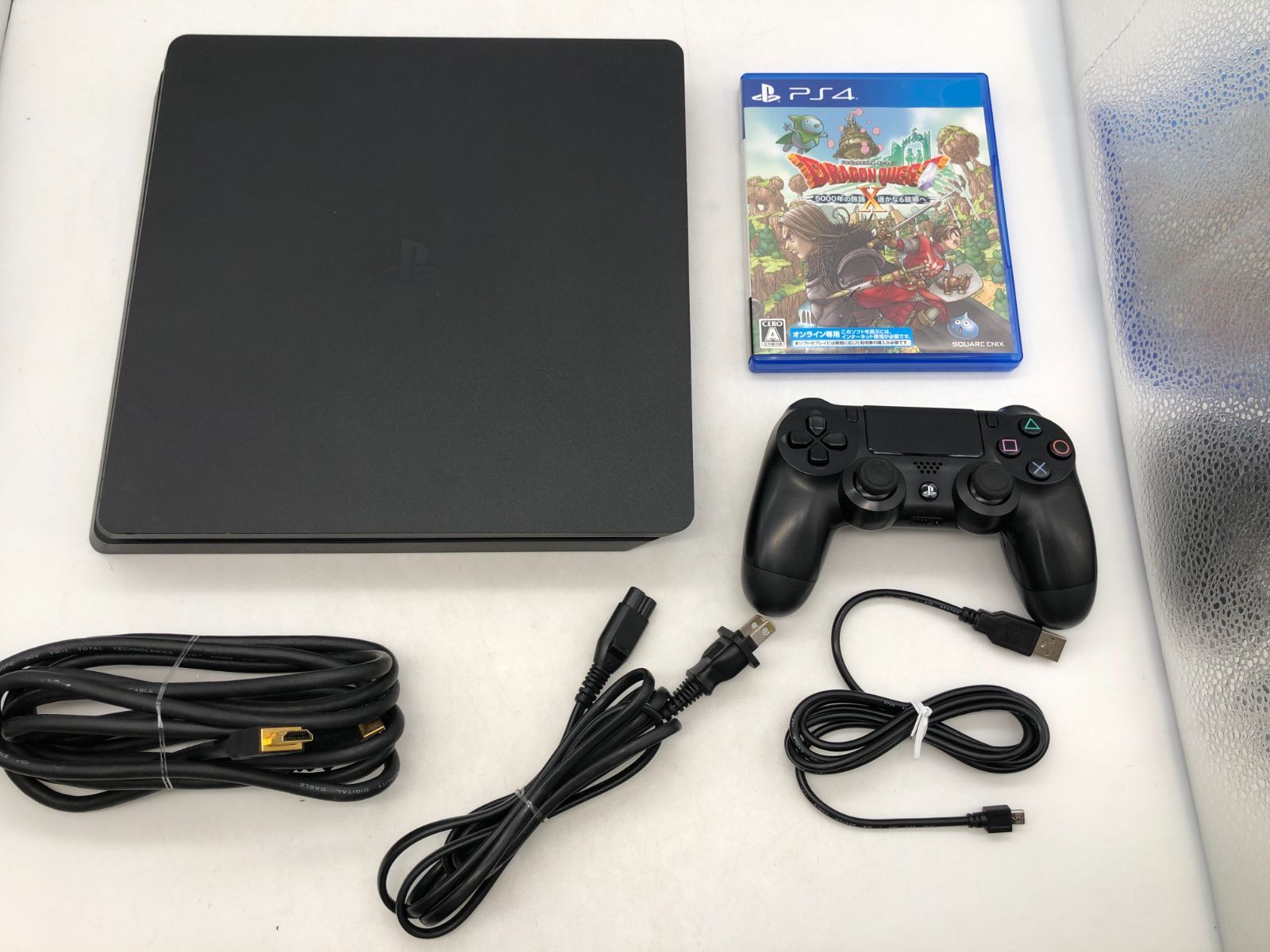 動作確認済】PlayStation4 本体 CUH-2200A ブラック 500GB