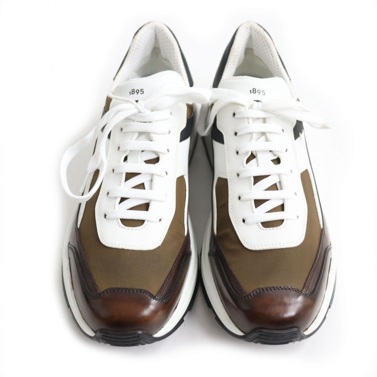 未使用品◇BERLUTI ベルルッティ パルス レザー×キャンバス ローカット 