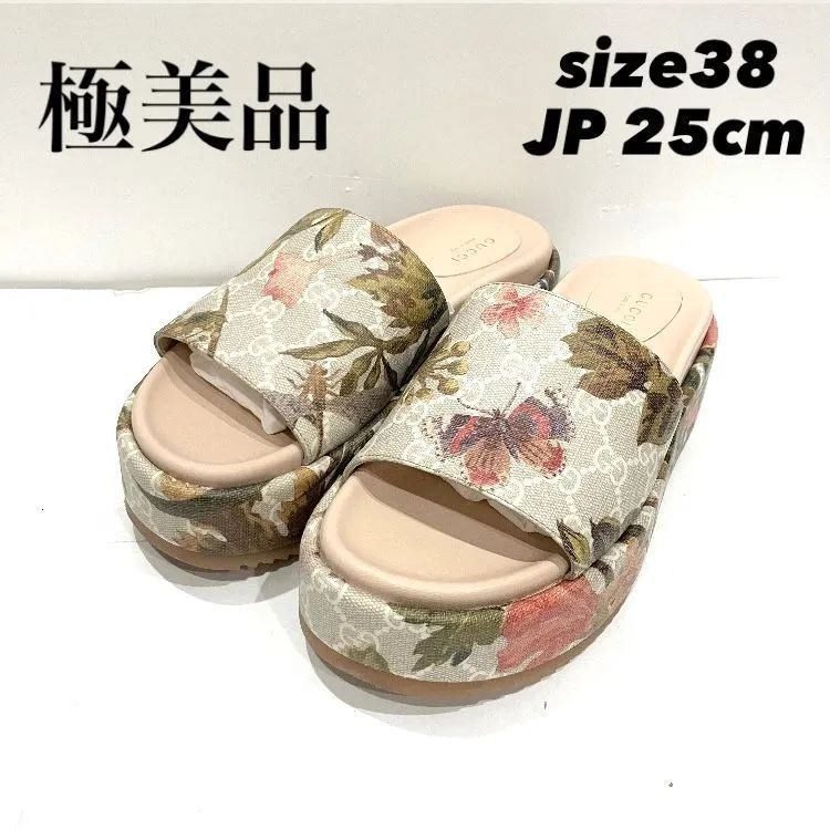 極美品】GUCCI グッチ GGフローラ スライドサンダル 23ss 花柄 - メルカリ