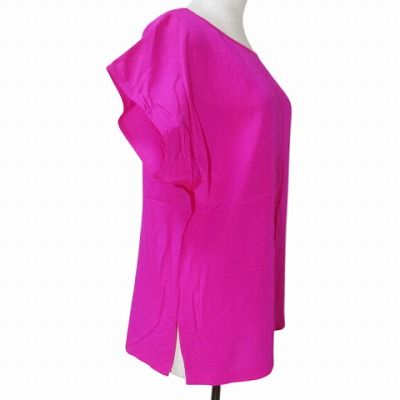 新品タグ付☆ESCADA☆シルク混花柄 フラワー アンサンブルピンク サイズXS 新品タグ付☆ESCADA☆シルク混花柄 フラワー アンサンブルピンク
