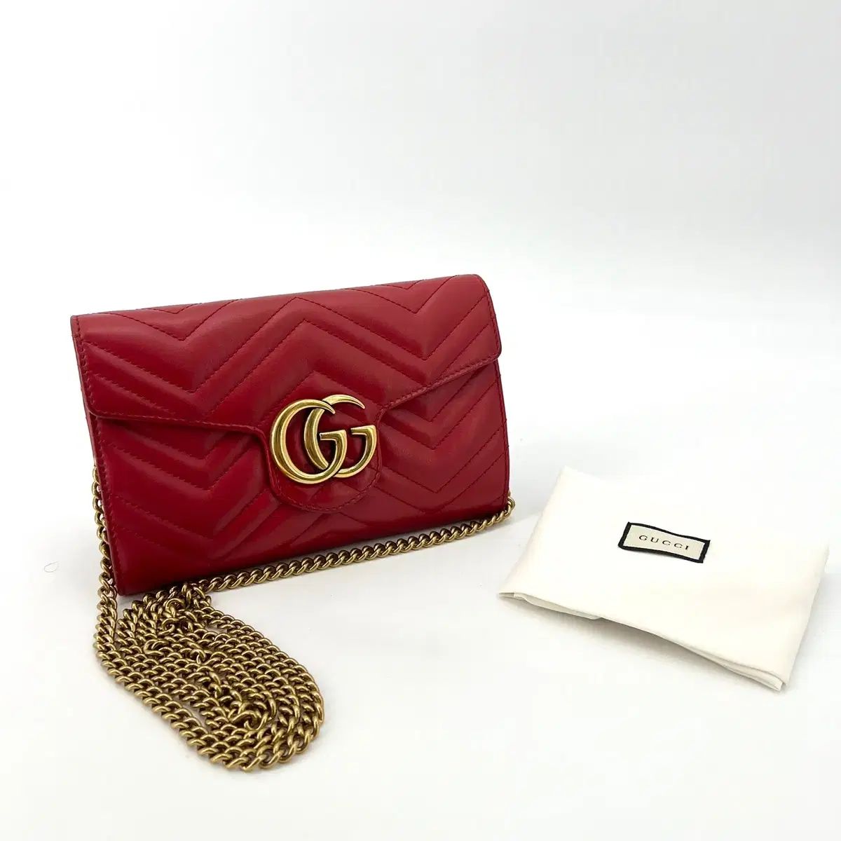 GUCCI グッチ マトラッセ woc チェーン クロスバッグ 443122