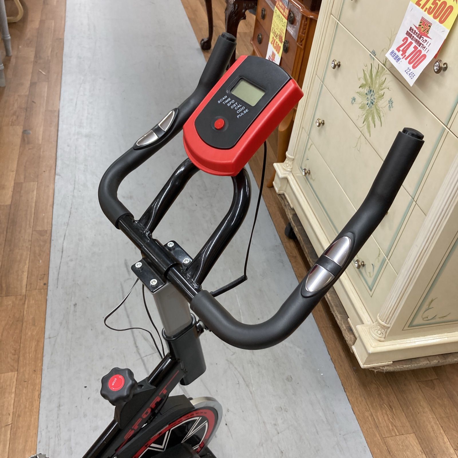 SPORT スピンバイク エアロバイク フィットネスバイク 最軽量級 5kg 