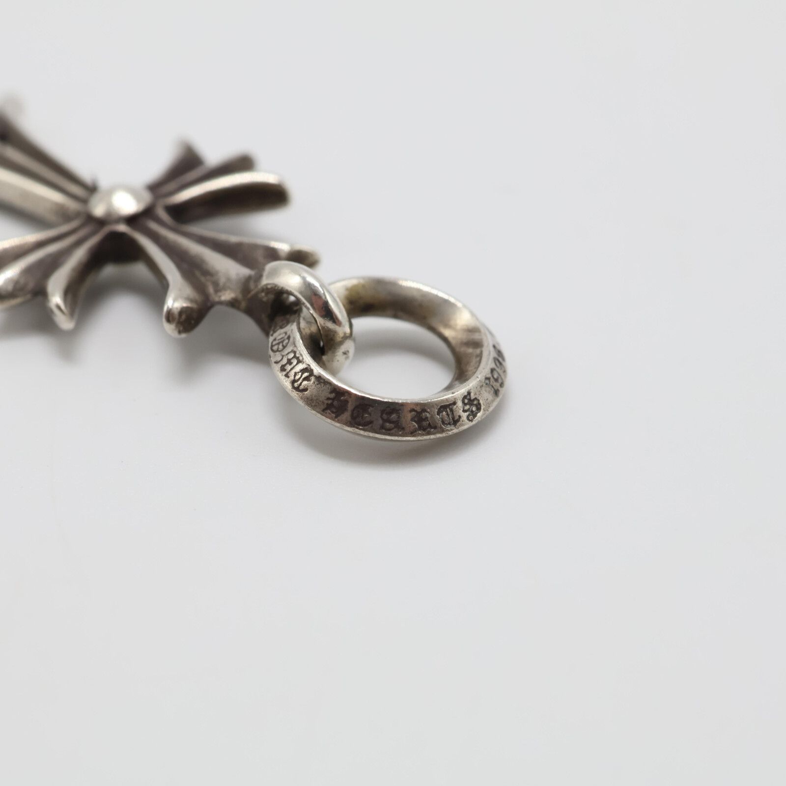 クロムハーツ　フレームドCHプラスチャーム　（純正シルバーボールチェーン付） クロムハーツ フレームドCHプラスチャーム （純正シルバーボール