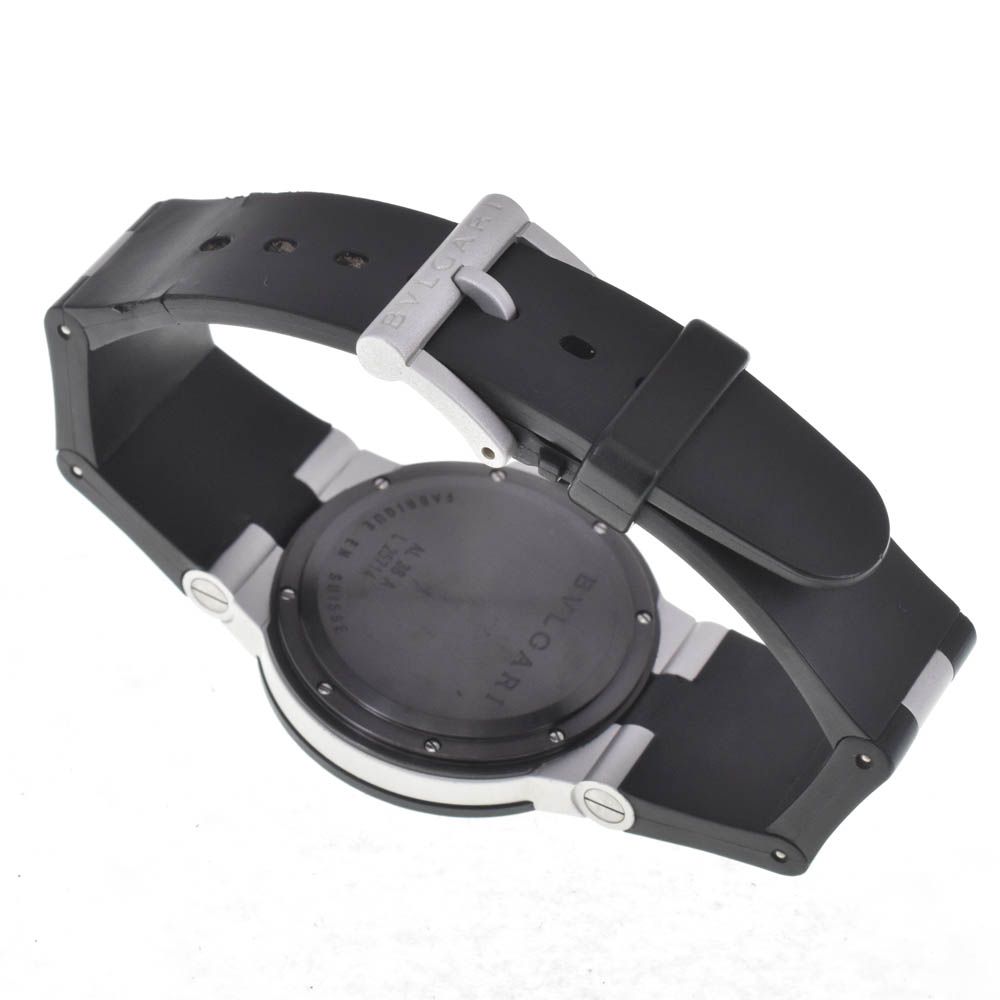 ベルト訳あり ブルガリ BVLGARI AL38A アルミニウム デイト 自動
