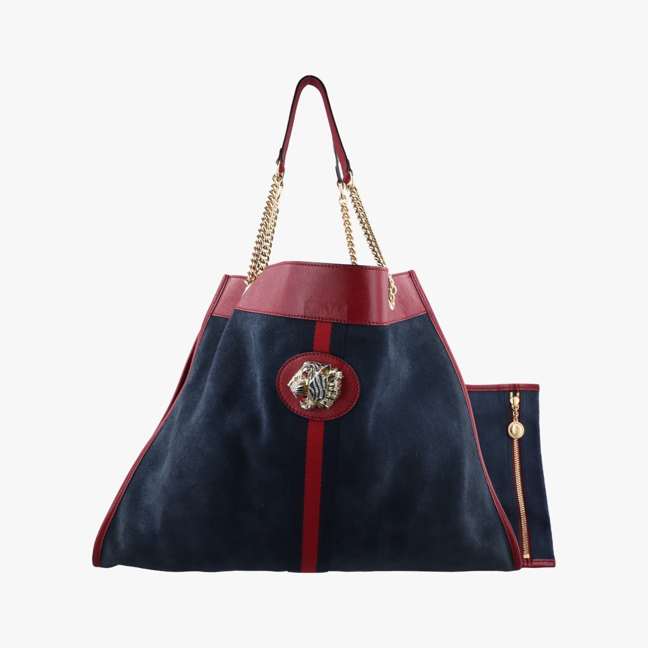 グッチGucciラジャネイビー×レッドスエード537219I028678367