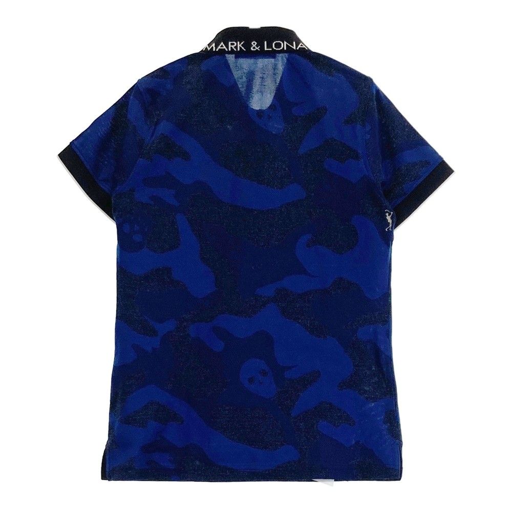 マークアンドロナ　迷彩ポロシャツ レディース MARK&LONA 【超美品】マークアンドロナ 半袖ポロシャツ ピンク